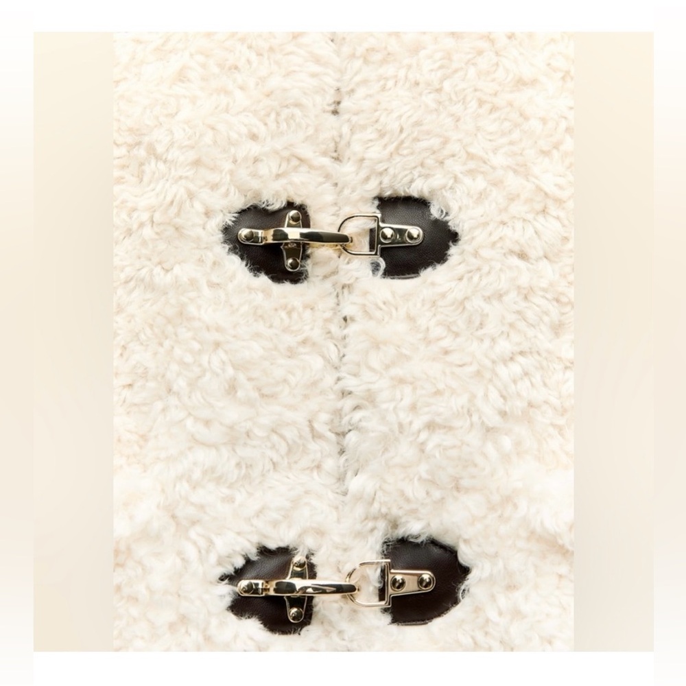 Zara Faux Shearling Jacket - Picture 8 of 12